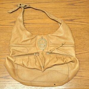 Juicy Couture Tan Leather Hobo Bag